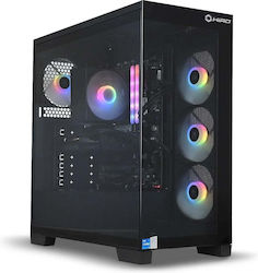 Hiro Aurora Gaming Desktop PC (Ryzen 7-7700/16GB DDR5/1TB SSD/GeForce RTX 5060/W11 Home)
