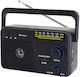 Tracer Soundwave Retro Tischplatte Radio Elektrisch mit Bluetooth und USB Schwarz