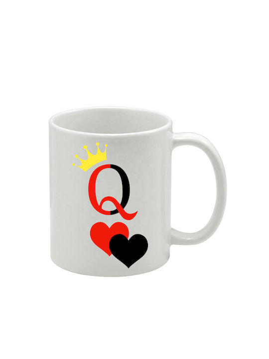 Weiße Tasse Alice