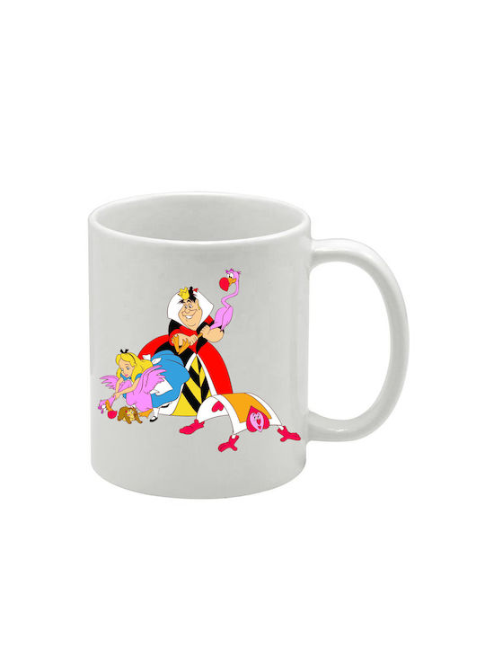 Weiße Tasse Alice