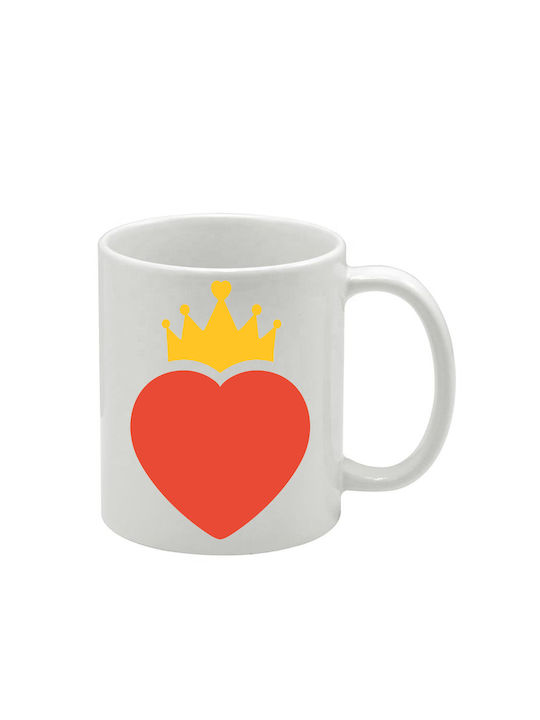 Weiße Tasse Alice