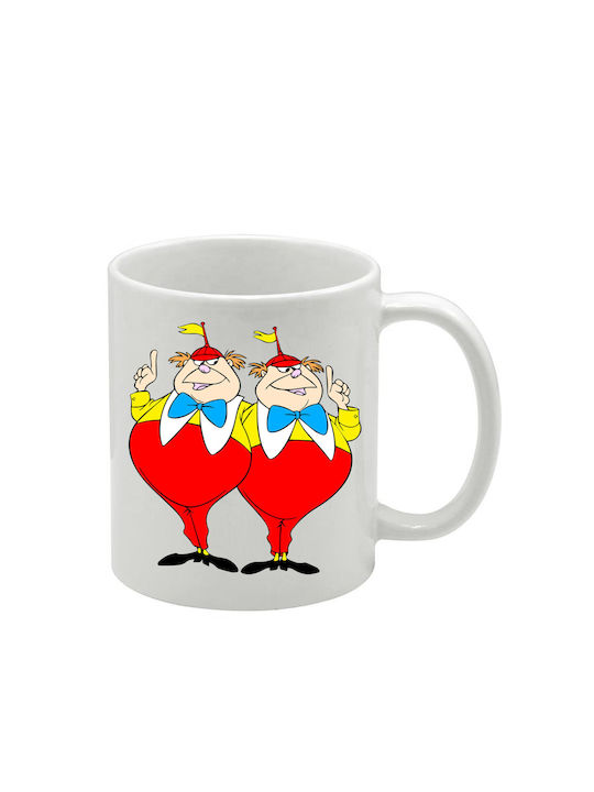 Weiße Tasse Alice