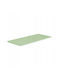 Jan Nowak Rectangular Wardrobe Shelf Made of Metallic Pastel Green 89.8x36x2cm