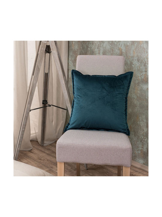Teoran Sofa-Kissen Samt aus Samt 13 45x45cm