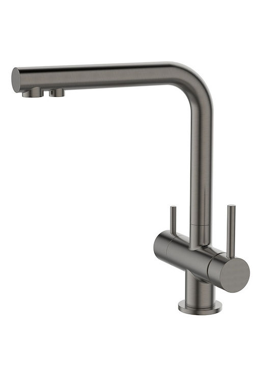 Karag S/s 10962-672 Arvo Baterie de Bucătărie de Bancă Flexibilă