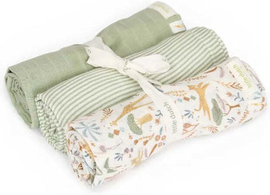 Little Dutch Πάνα Αγκαλιάς 70x70cm 3τμχ Little Dutch Πάνα Αγκαλιάς 70x70cm 3τμχ