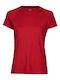Tee Jays Дамска рекламна Тениска Red