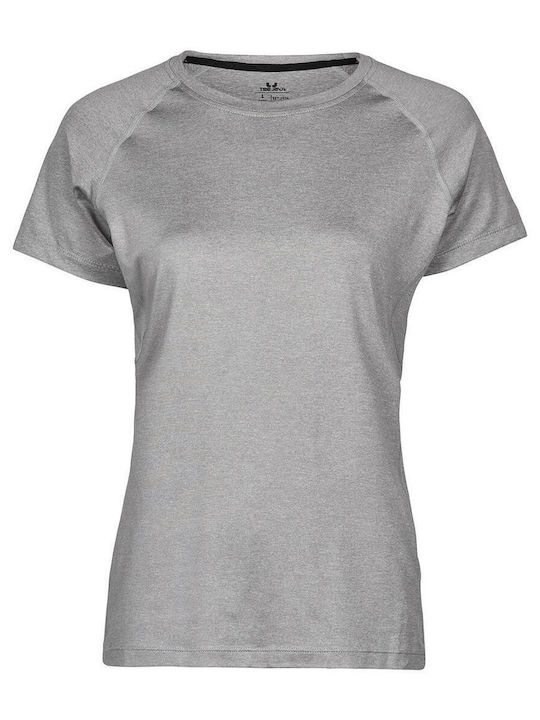 Tee Jays Дамска рекламна тениска Grey Melange
