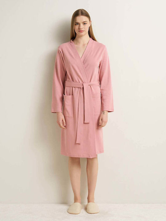 Vamp Winter Women's Cotton Robe Pink