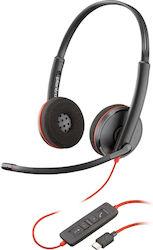 HP Blackwire C3220 Auf dem Ohr Multimedia-Kopfhörer mit Mikrofon und USB-C Konnektivität HP Blackwire C3220 Auf dem Ohr Multimedia-Kopfhörer mit Mikrofon und USB-C Konnektivität