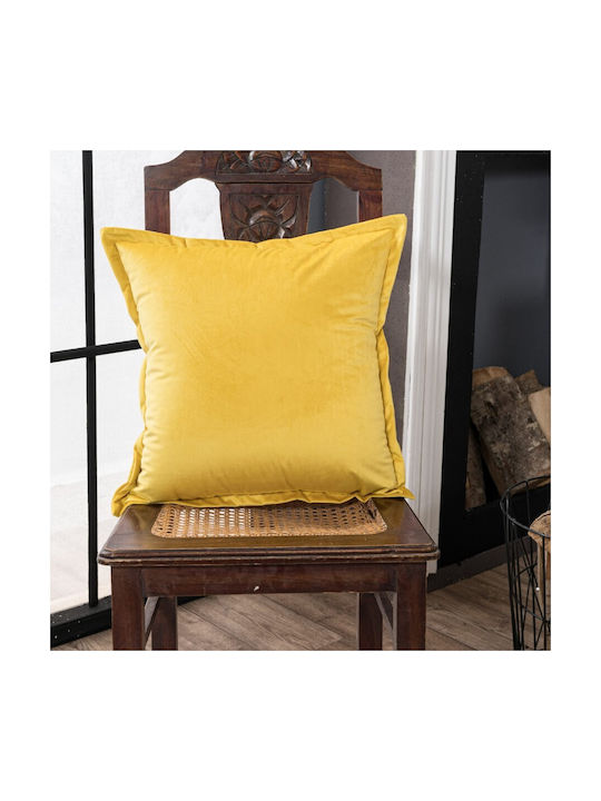 Teoran Sofa-Kissen Samt aus Samt 14 45x45cm