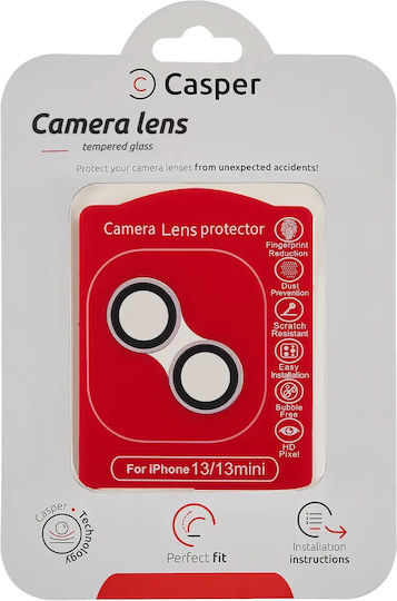 Casper Camera Protection Tempered Glass Pink for iPhone 13 / 13 Mini