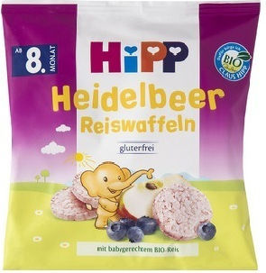 Hipp Apple and Blackberry Rice Cake Sugar Free 30gr 15pcs