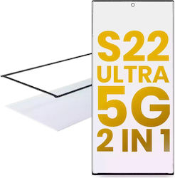 2 In 1 Front Glass Oca Pre-installed Samsung Galaxy S22 Ultra 5g