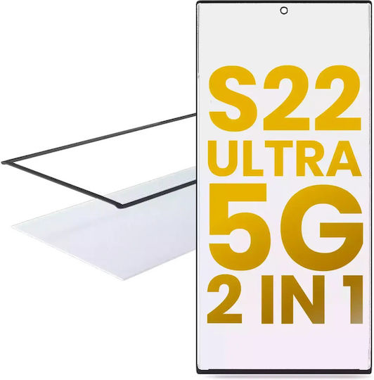 2 In 1 Front Glass Oca Pre-installed Samsung Galaxy S22 Ultra 5g