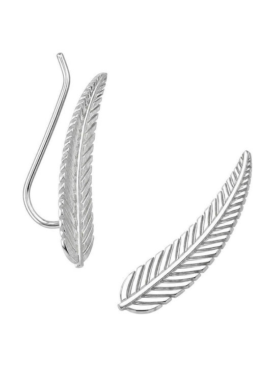 Earrings Ear Climber Silver Platinum Pl12053536