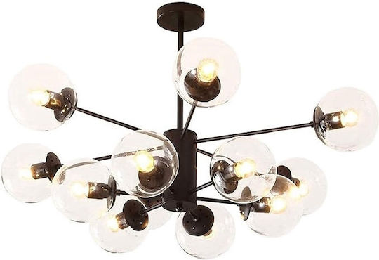 Lightplanet Candelabru Suspendat Negru