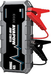 Avapow G03 Tragbarer Batterie-Starter Auto & Motorrad 12000mAh mit Power Bank USB Taschenlampe 12V