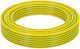Rigid Electric Cable 1x2.5 Mm² 100 M Single-core Bv Yellow-green Pvc Insulation Cobi Smart