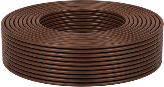 Electric Cable 1x2.5 Mm² 100 M Brown Flexible Multi-strand Pvc Insulation Bvr 450/750 V Cobi Smart