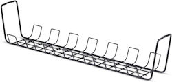 Organizer Startech Cable Tray Under Desk – 61.5 Cm – Metal Channel Basket – Black