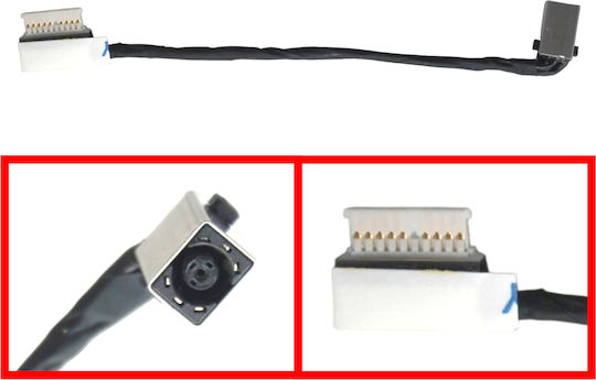 Dell Laptop Netzteil DC Power Jack Socket Inspiron 16 Plus 7620 7620-9jd72 Odin 16hnr 003vp9 03vp9 450.0qc02.0002 450.0qc02.0012 12cm 9 Pins