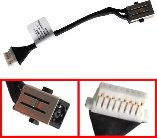 Dell Laptop Universal Netzteil Dc Power Jack Socket Pc14250 Pc14255 Pc16250 Pc16255 038g5f 38g5f 450.0vj0e.0021 P134f004 450.0vj0e.0001 Cn-038g5f Jade_l14_l16 7,2cm 7-polig Code 31184