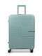 Bg Berlin Linea Medium Hard Green Suitcase with 4 Wheels Height 67cm