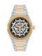 Plein Men's Watch 44mm Automatic with Silver Stainless Steel Bracelet