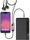 Alogic UL2CAPW-SGR USB-C Männlich Zu USB-C 2x Weiblich Grau Konverter