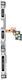 Clappio Power Lautstärke-Taste Flexkabel Samsung Galaxy A37 5G Service Pack Schwarz Silber