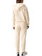 Damen Jogginghosen Beiges Set