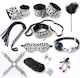 Leopard Leather BDSM Kit σε Μαύρο Χρώμα