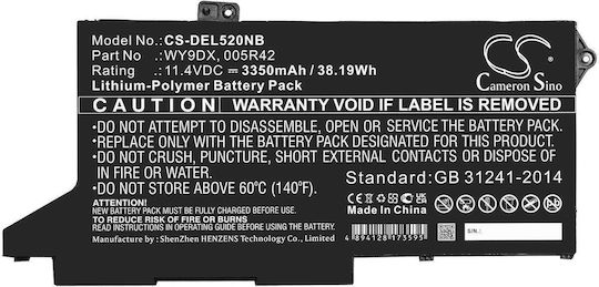 Батерия за лаптоп Dell Latitude 5420 Latitude 5520 005r42 Wy9dx Lipo 11.4v 3350mah Cameron Sino