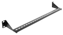 Delock Cable Management Panel 91068 Rack 19" 1u Βάθος 40-90mm Μεταλλικό Μαύρο Dm133403