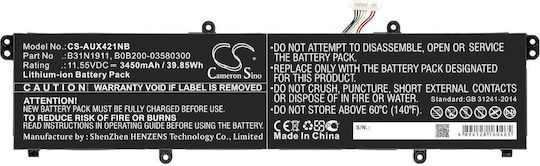 Батерия за лаптоп Asus VivoBook Flip 14 Tm420ia Db71 VivoBook 14 F413 B31n1911 LiPo 11.55V 3450mAh Cameron Sino