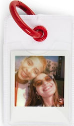 Polaroid Go Photo Tag Каишка за Камера Бяло Червено 65x105mm Polaroid Go Photo Tag Каишка за Камера Бяло Червено 65x105mm