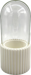 Brush Carrying Case Column Pattern White