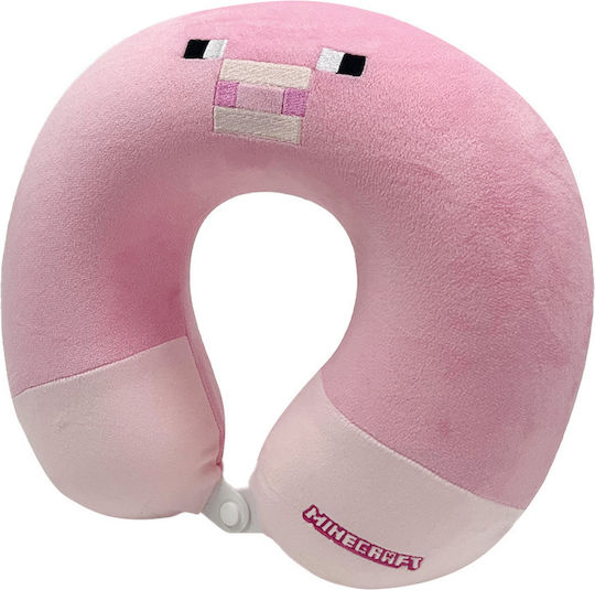Miniso Minecraft Reisekopfkissen Memory-Schaum Rosa