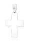 Chrilia White Gold Cross 9K Without Chain