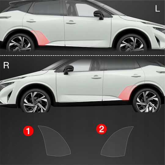 Grizzglass Protective Film Wheel Arches Grizzglass Bodyshield Nissan Qashqai 3 2021-2024 2in1