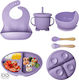 Set de Făcut Mâncare din Silicon Violet 6 buc