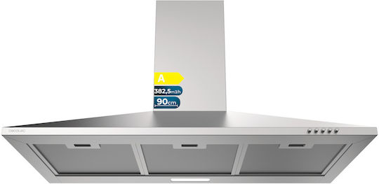 Cecotec Bolero Flux PM 904000 Abzugshaube Schornstein 90cm Inox