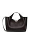 Willa Damen-Satchel-Tasche Croco Coffee Bean