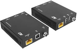 4K HDMI 2.0 KVM Удължител Усилвател Act AC7815 До 70 M По UTP Кабел 4K HDMI 2.0 KVM Удължител Усилвател Act AC7815 До 70 M По UTP Кабел