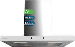 Cecotec Bolero Flux TT 604400 Καμινάδα 60cm Inox Cecotec Bolero Flux TT 604400 Καμινάδα 60cm Inox