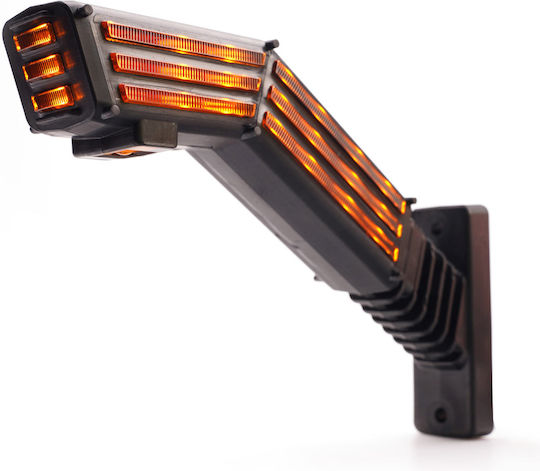Led Dreifaches Seitenvolumenleuchte Typ Horn Langes Blinklicht 12v24v Was Rechts