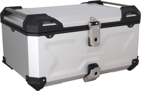 SW-Motech Trax Adv Motorrad-Topcase Aluminium 65l Silber