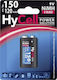 Hycell Hycell Wiederaufladbare Batterie 9V 120mAh 1 Stück