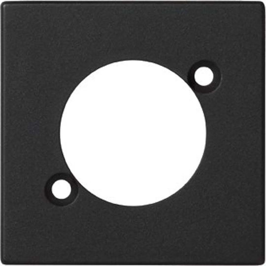 Kontakt-simon Πλάκα K45 Υποδοχές Xlr Neutrik Μαύρη K122/14